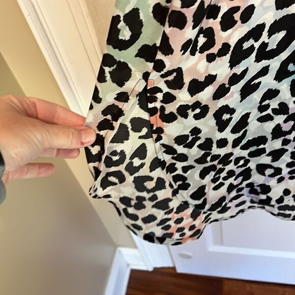 Spense leopard print spotted pastel rainbow print long lined tank - Picture 4 of 6